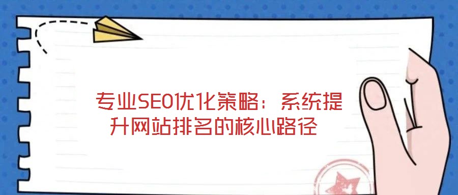 專業(yè)SEO優(yōu)化策略:系統(tǒng)提升網(wǎng)站排名的核心路徑